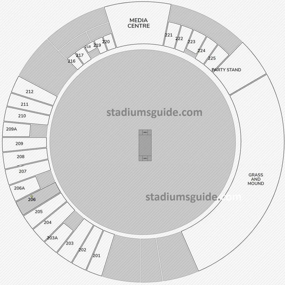 Daren Sammy Cricket Ground Seating Chart