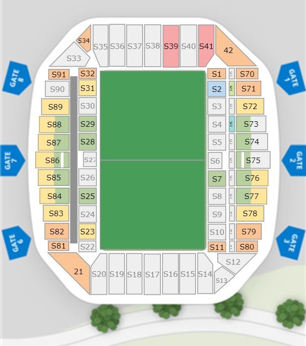 Aami Park Stadium Seating Plan With Seat Numbers And Rows 0759