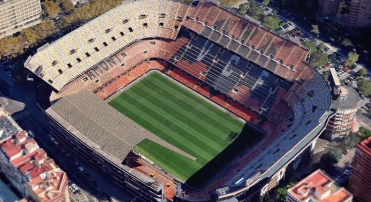 Mestalla Stadium Valencia, Spain