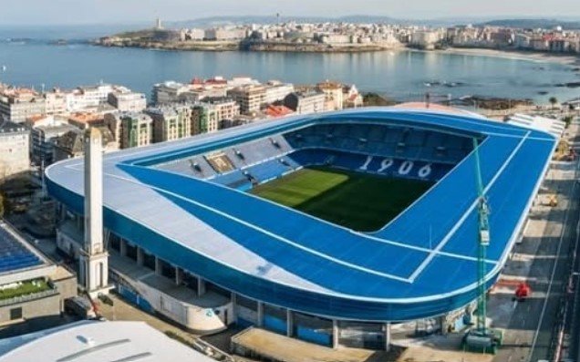 Abanca Riazor Seating Map With Seat Numbers And Rows