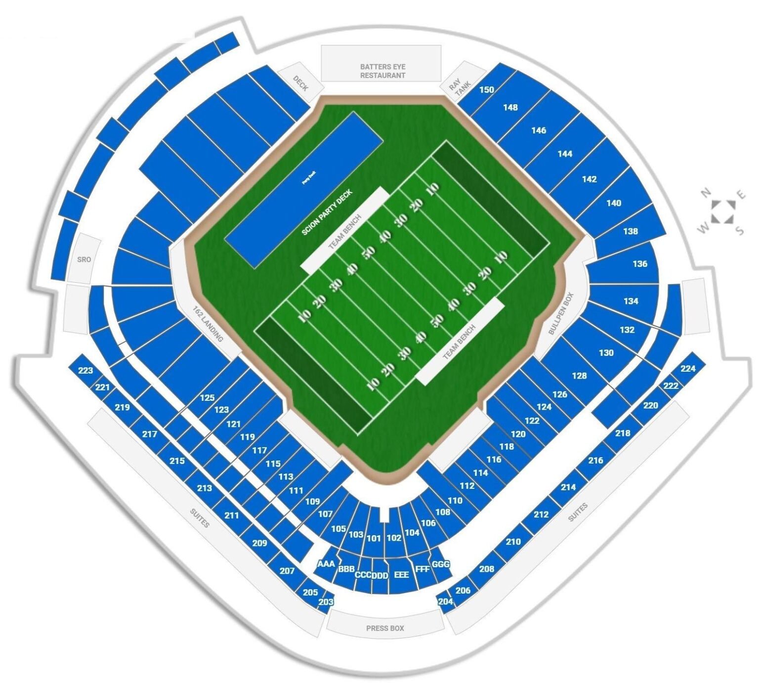  Tropicana Field Seating Chart with seat number and rows Bildidee 