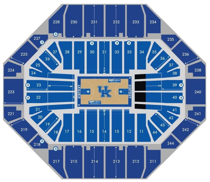 Rupp Arena Basketball Seating Chart