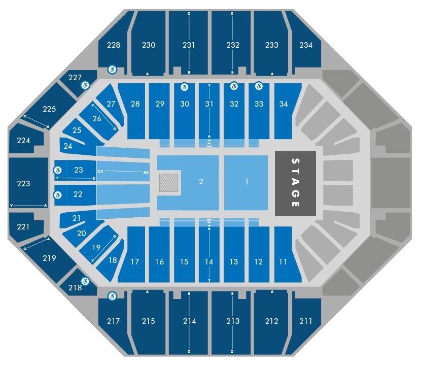 Rupp Arena Concert Seating Chart End Stage