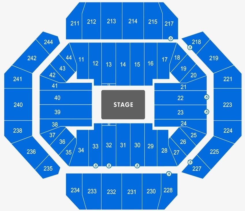 Rupp Arena Concert Seating Chart Round Stage