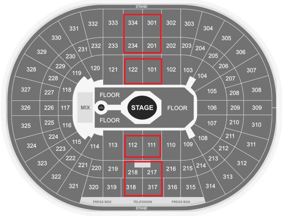 United Center Best Sections