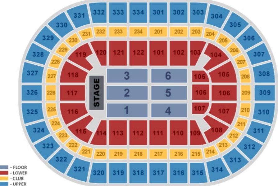 United Center Concert Seating Chart
